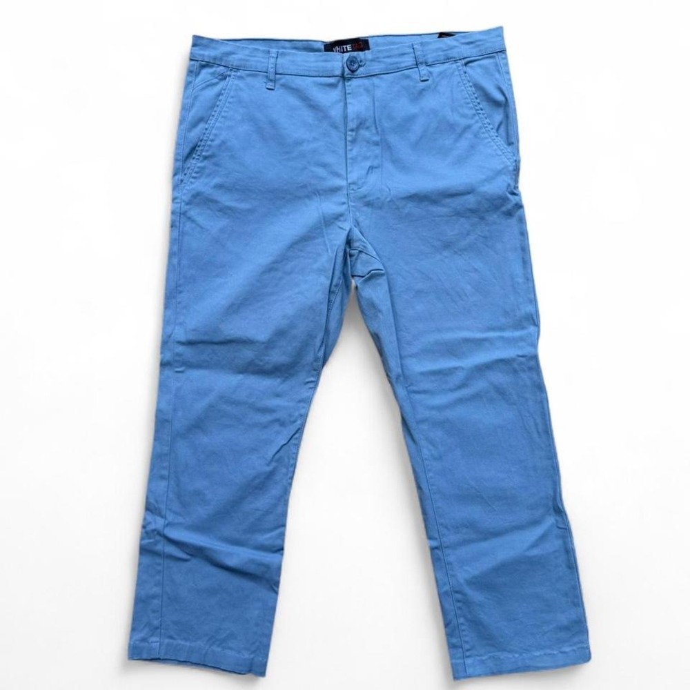 3 FOR $15 DEAL / Classic Chino‎ Pants 40x32 Light Blue Straight Leg - PVBUNDLE